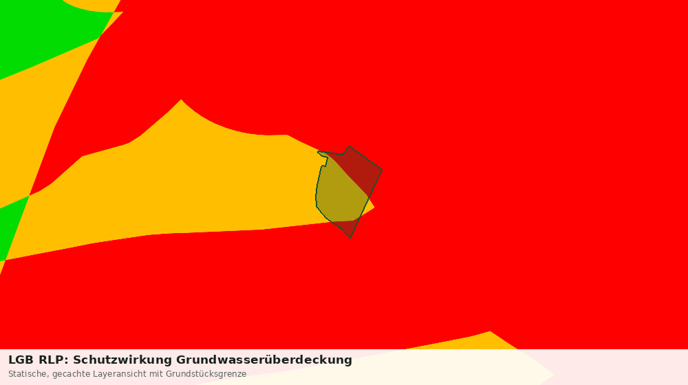 Statische Kartenansicht: LGB RLP: Schutzwirkung Grundwasserüberdeckung