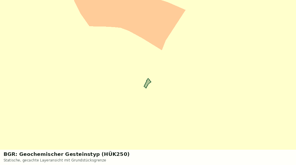 Statische Kartenansicht: BGR: Geochemischer Gesteinstyp (HÜK250)