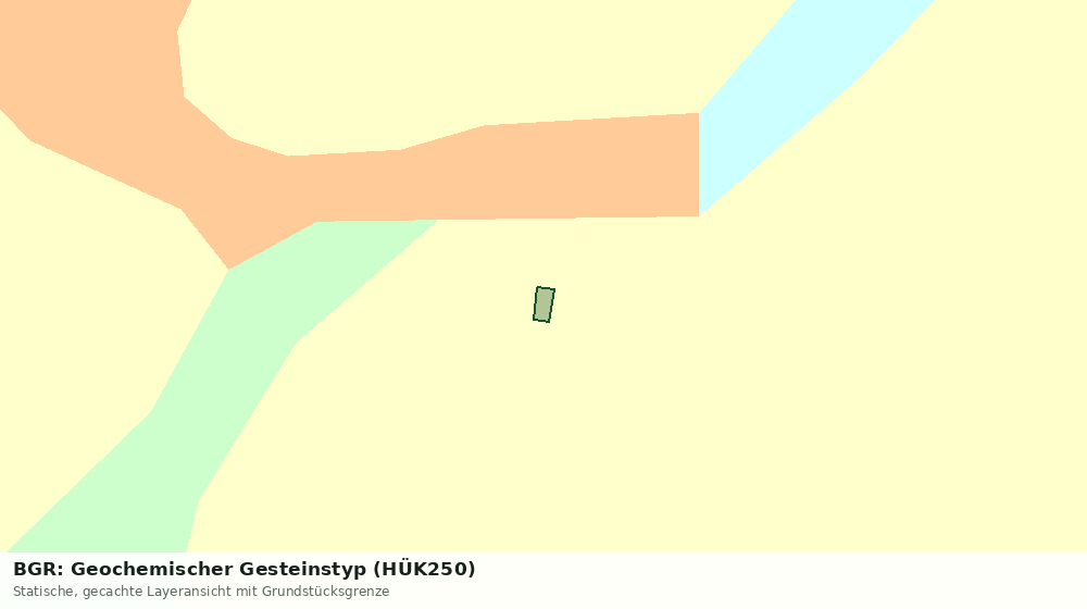 Statische Kartenansicht: BGR: Geochemischer Gesteinstyp (HÜK250)