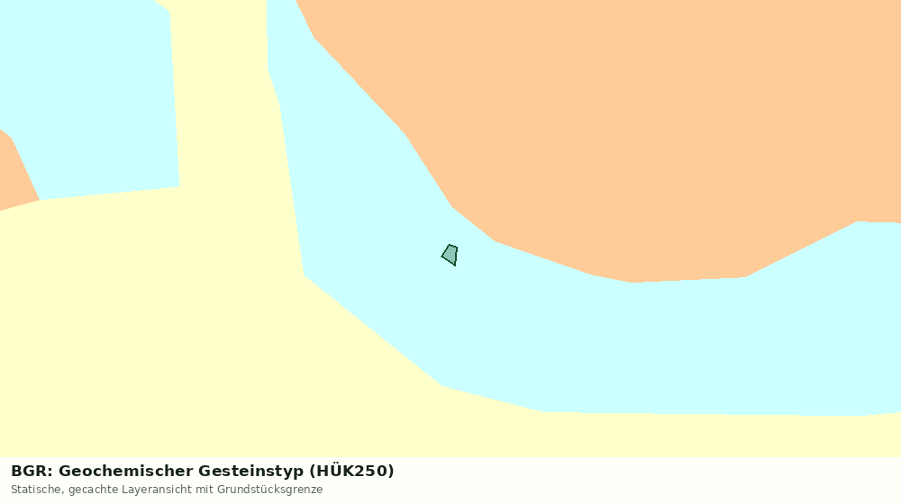 Statische Kartenansicht: BGR: Geochemischer Gesteinstyp (HÜK250)