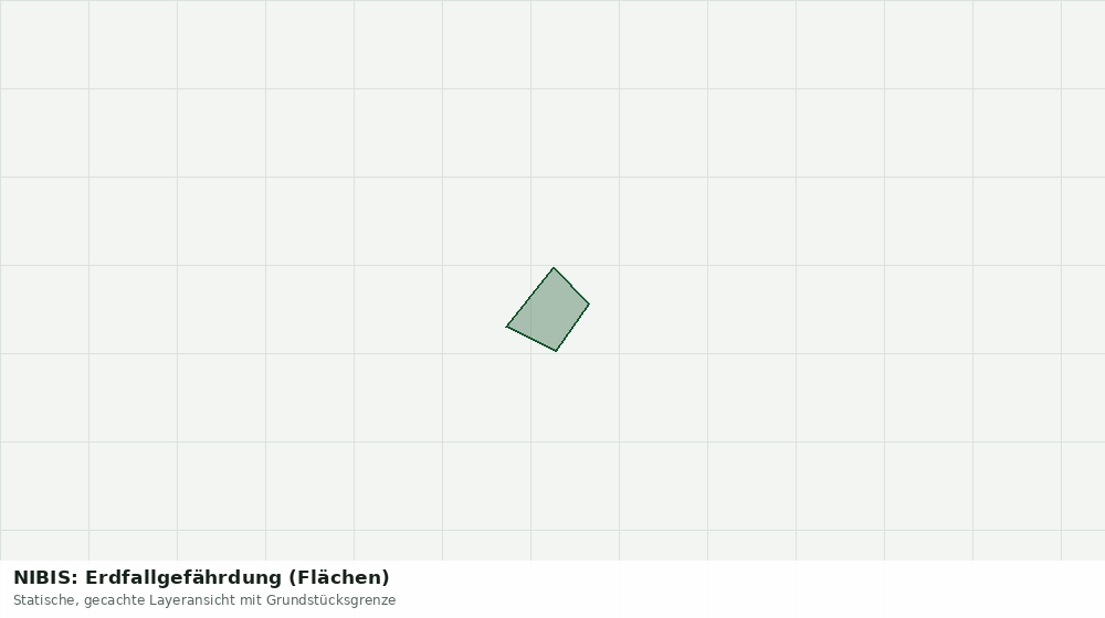 Statische Kartenansicht: NIBIS: Erdfallgefährdung (Flächen)