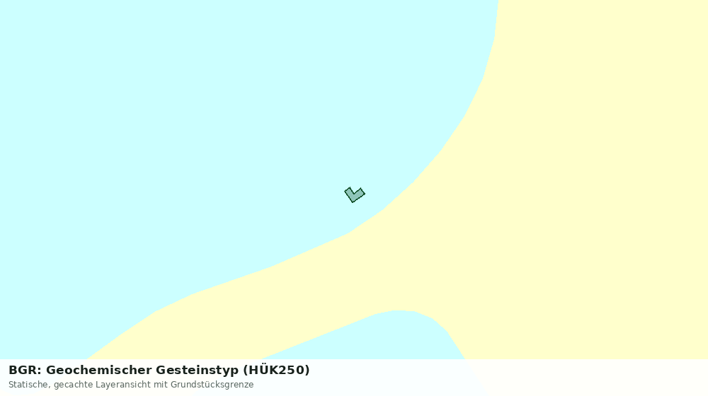 Statische Kartenansicht: BGR: Geochemischer Gesteinstyp (HÜK250)