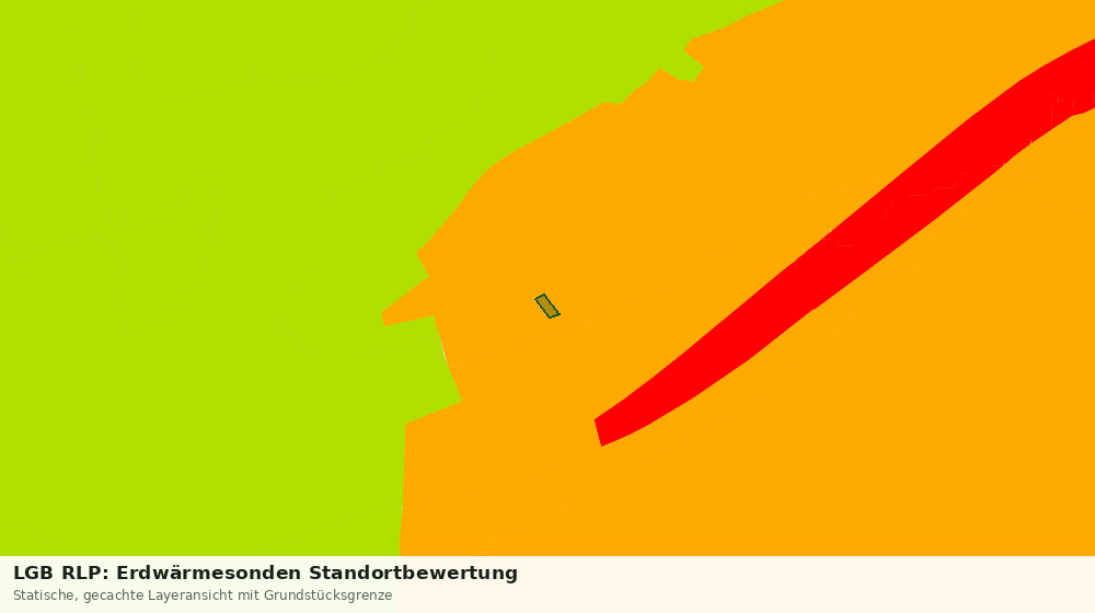 Statische Kartenansicht: LGB RLP: Erdwärmesonden Standortbewertung