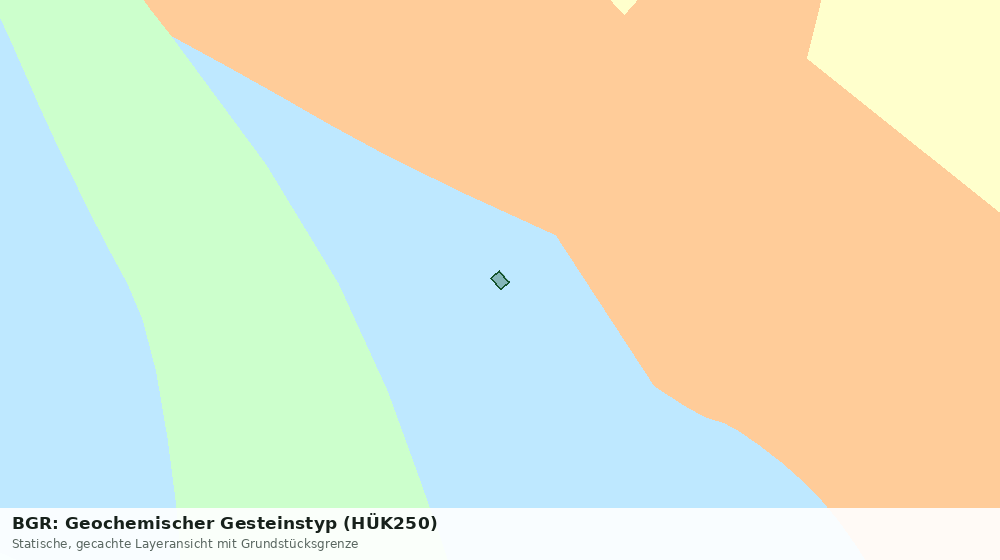 Statische Kartenansicht: BGR: Geochemischer Gesteinstyp (HÜK250)