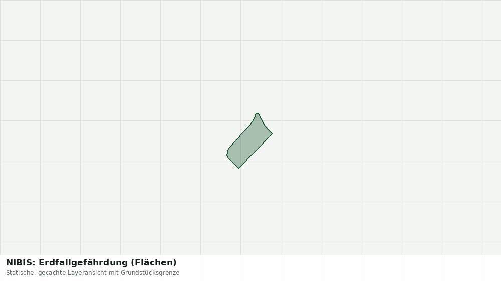 Statische Kartenansicht: NIBIS: Erdfallgefährdung (Flächen)