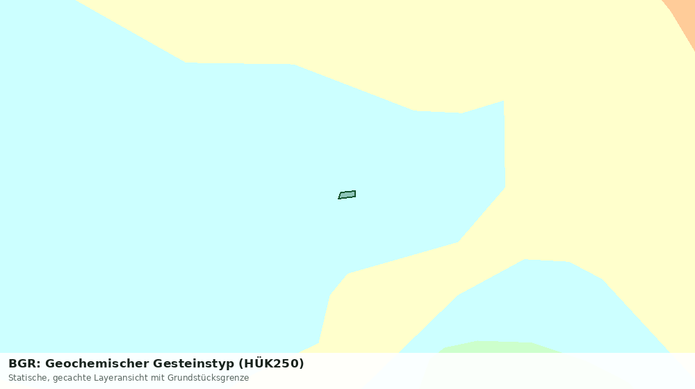 Statische Kartenansicht: BGR: Geochemischer Gesteinstyp (HÜK250)