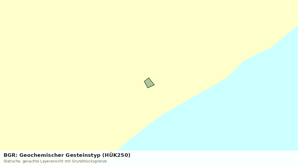 Statische Kartenansicht: BGR: Geochemischer Gesteinstyp (HÜK250)
