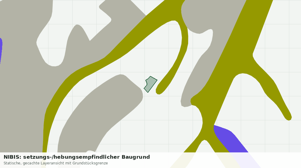 Statische Kartenansicht: NIBIS: setzungs-/hebungsempfindlicher Baugrund