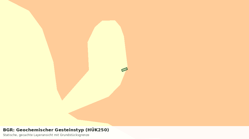Statische Kartenansicht: BGR: Geochemischer Gesteinstyp (HÜK250)