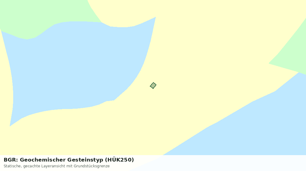 Statische Kartenansicht: BGR: Geochemischer Gesteinstyp (HÜK250)