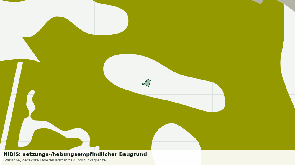 Statische Kartenansicht: NIBIS: setzungs-/hebungsempfindlicher Baugrund