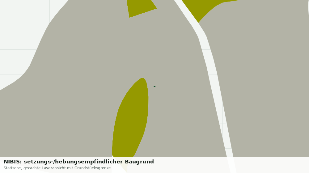 Statische Kartenansicht: NIBIS: setzungs-/hebungsempfindlicher Baugrund