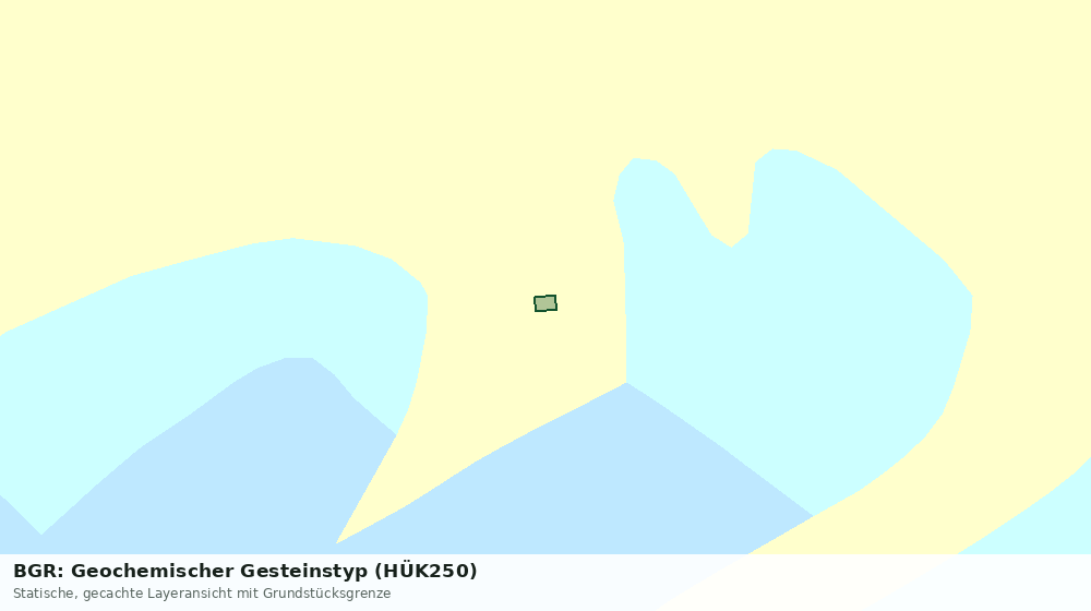 Statische Kartenansicht: BGR: Geochemischer Gesteinstyp (HÜK250)