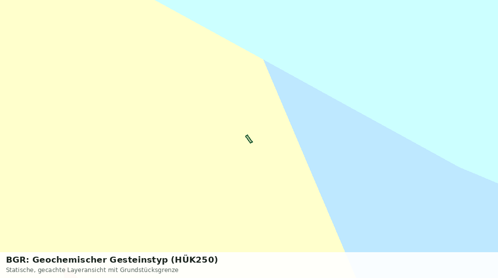 Statische Kartenansicht: BGR: Geochemischer Gesteinstyp (HÜK250)