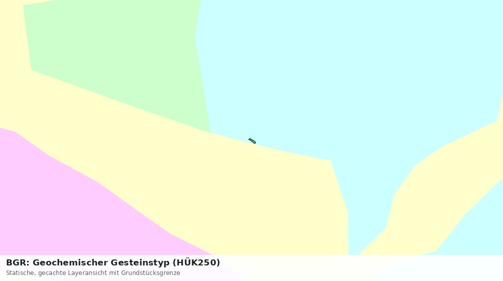 Statische Kartenansicht: BGR: Geochemischer Gesteinstyp (HÜK250)