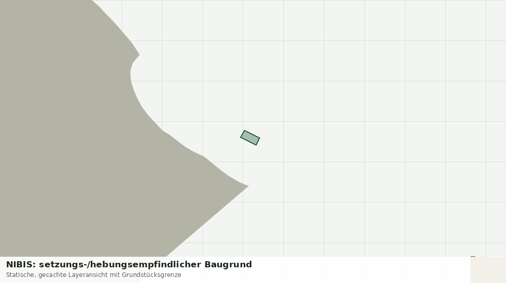 Statische Kartenansicht: NIBIS: setzungs-/hebungsempfindlicher Baugrund