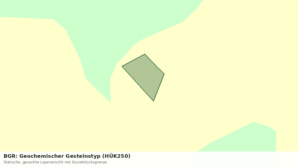 Statische Kartenansicht: BGR: Geochemischer Gesteinstyp (HÜK250)