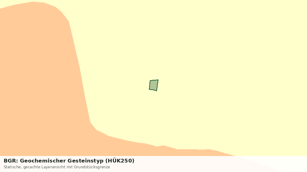 Statische Kartenansicht: BGR: Geochemischer Gesteinstyp (HÜK250)