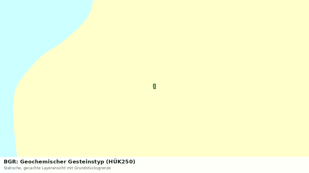 Statische Kartenansicht: BGR: Geochemischer Gesteinstyp (HÜK250)