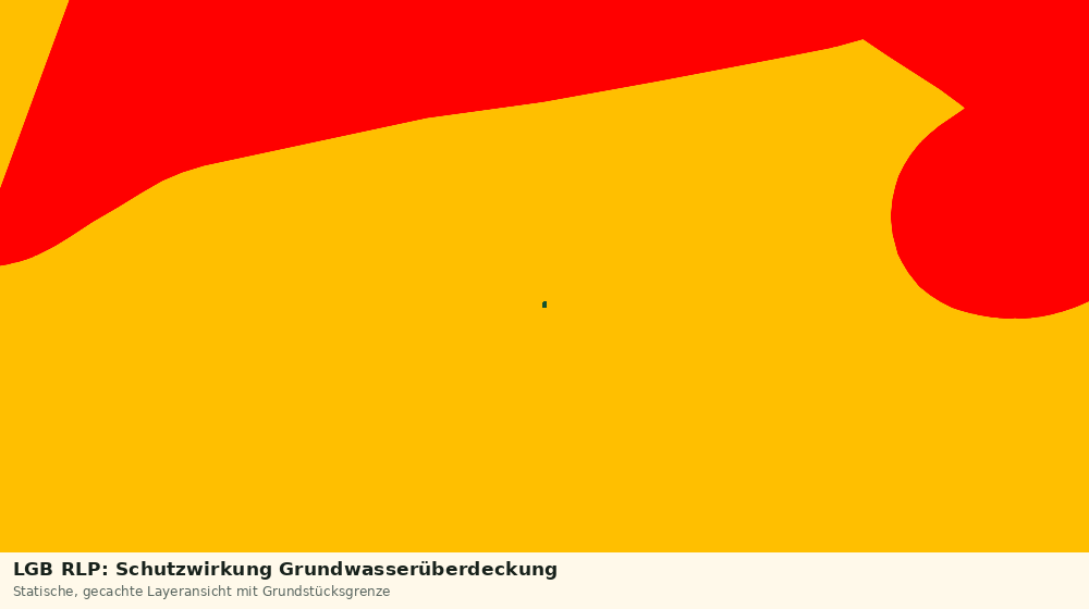 Statische Kartenansicht: LGB RLP: Schutzwirkung Grundwasserüberdeckung