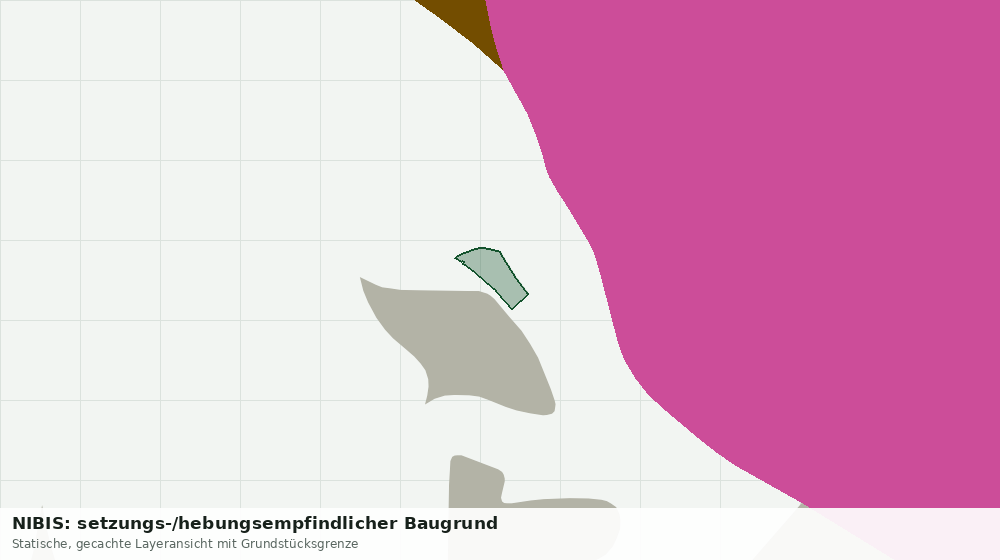 Statische Kartenansicht: NIBIS: setzungs-/hebungsempfindlicher Baugrund
