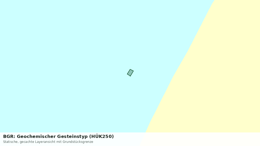 Statische Kartenansicht: BGR: Geochemischer Gesteinstyp (HÜK250)