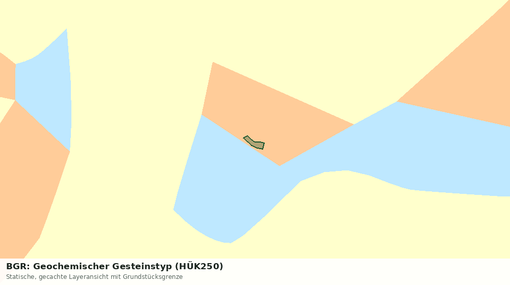 Statische Kartenansicht: BGR: Geochemischer Gesteinstyp (HÜK250)