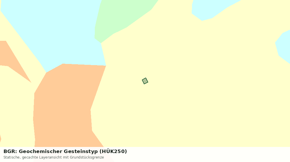 Statische Kartenansicht: BGR: Geochemischer Gesteinstyp (HÜK250)