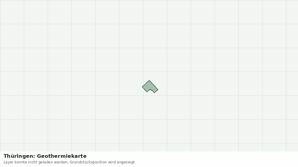 Statische Kartenansicht: Thüringen: Geothermiekarte