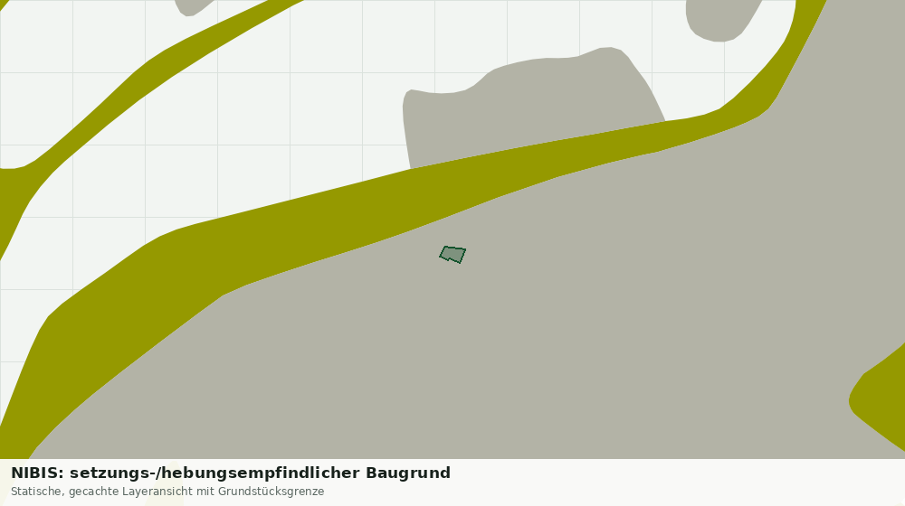 Statische Kartenansicht: NIBIS: setzungs-/hebungsempfindlicher Baugrund