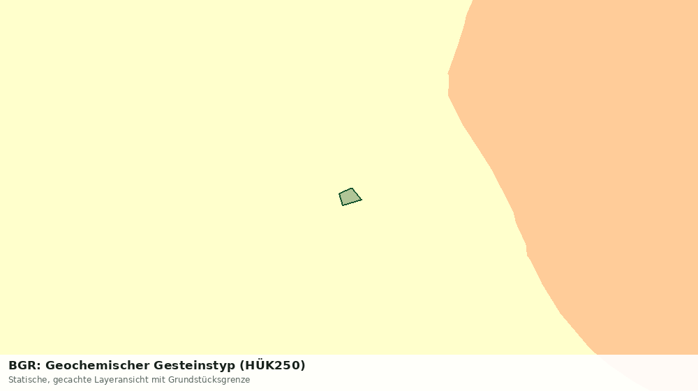 Statische Kartenansicht: BGR: Geochemischer Gesteinstyp (HÜK250)