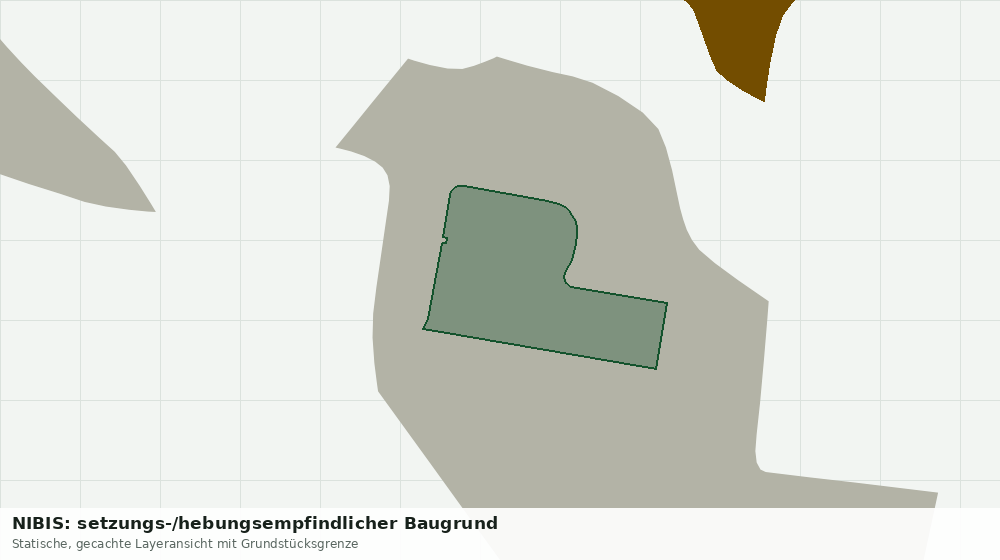 Statische Kartenansicht: NIBIS: setzungs-/hebungsempfindlicher Baugrund