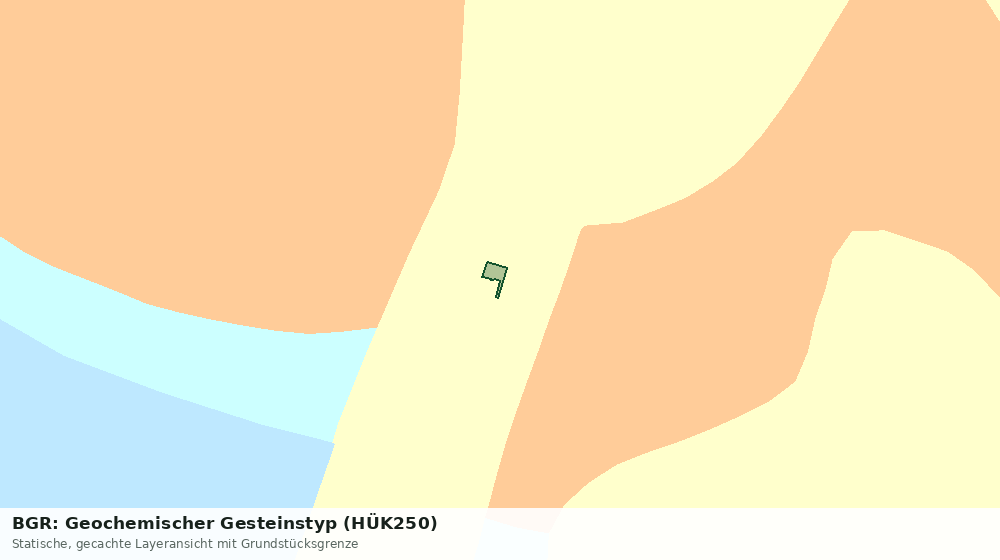 Statische Kartenansicht: BGR: Geochemischer Gesteinstyp (HÜK250)