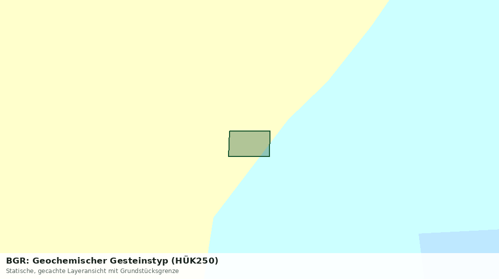 Statische Kartenansicht: BGR: Geochemischer Gesteinstyp (HÜK250)