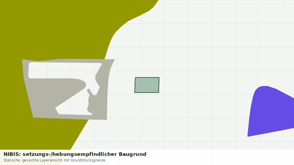 Statische Kartenansicht: NIBIS: setzungs-/hebungsempfindlicher Baugrund