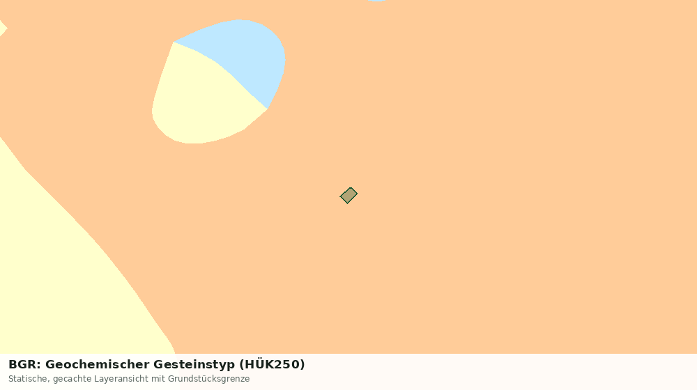 Statische Kartenansicht: BGR: Geochemischer Gesteinstyp (HÜK250)