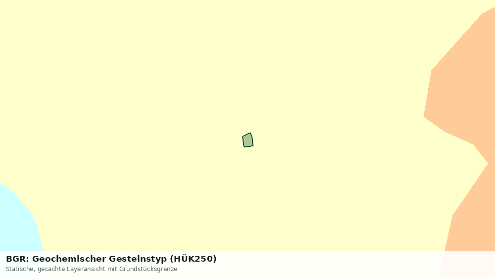 Statische Kartenansicht: BGR: Geochemischer Gesteinstyp (HÜK250)