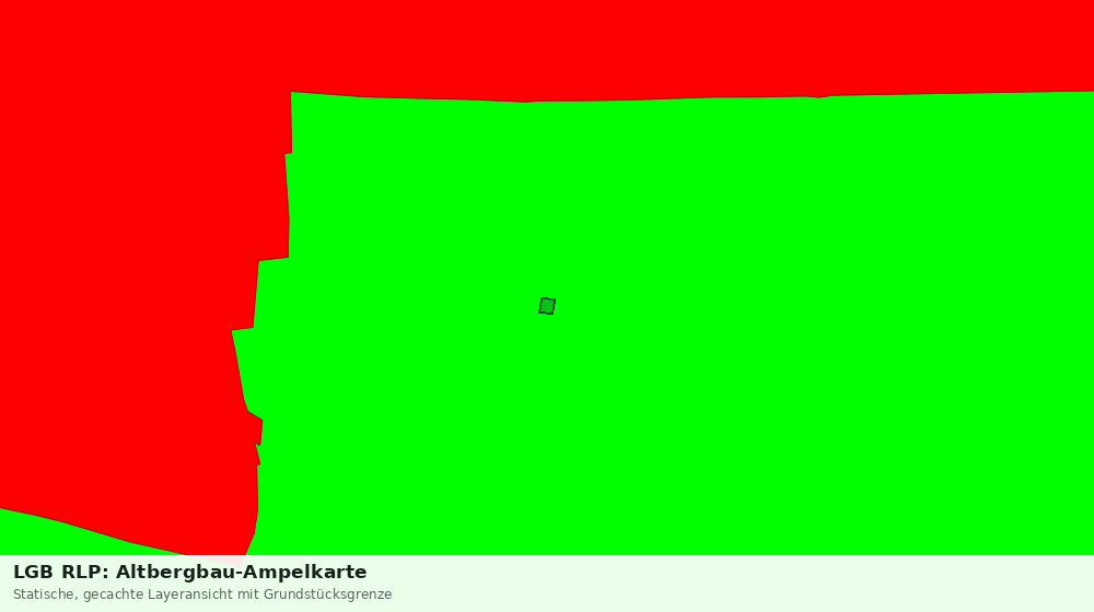 Statische Kartenansicht: LGB RLP: Altbergbau-Ampelkarte