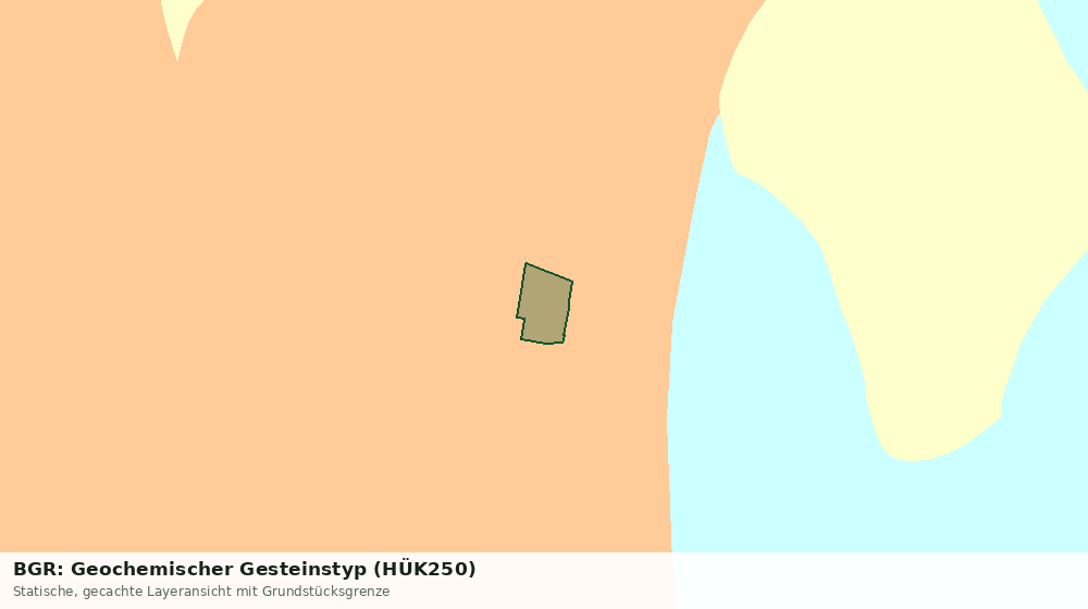 Statische Kartenansicht: BGR: Geochemischer Gesteinstyp (HÜK250)