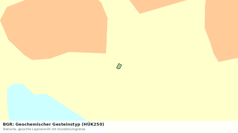 Statische Kartenansicht: BGR: Geochemischer Gesteinstyp (HÜK250)