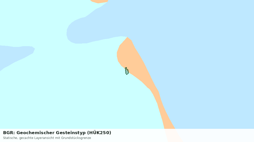 Statische Kartenansicht: BGR: Geochemischer Gesteinstyp (HÜK250)