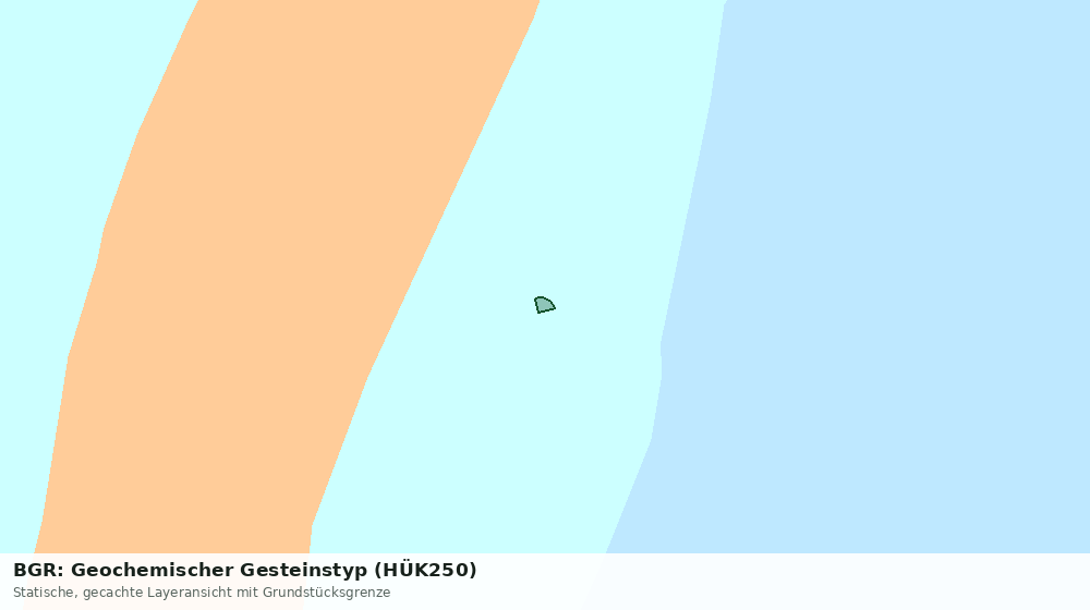 Statische Kartenansicht: BGR: Geochemischer Gesteinstyp (HÜK250)