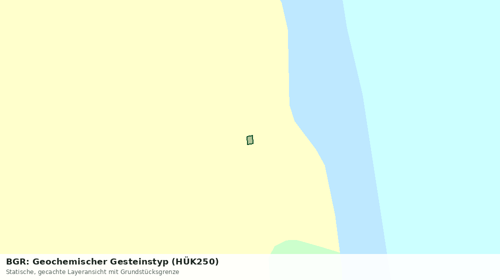 Statische Kartenansicht: BGR: Geochemischer Gesteinstyp (HÜK250)