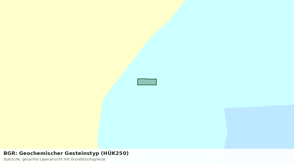 Statische Kartenansicht: BGR: Geochemischer Gesteinstyp (HÜK250)