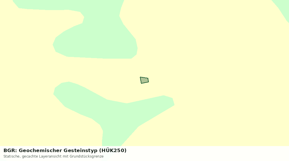 Statische Kartenansicht: BGR: Geochemischer Gesteinstyp (HÜK250)
