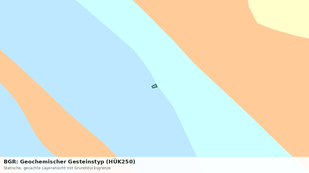 Statische Kartenansicht: BGR: Geochemischer Gesteinstyp (HÜK250)