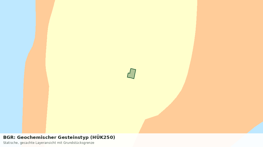 Statische Kartenansicht: BGR: Geochemischer Gesteinstyp (HÜK250)