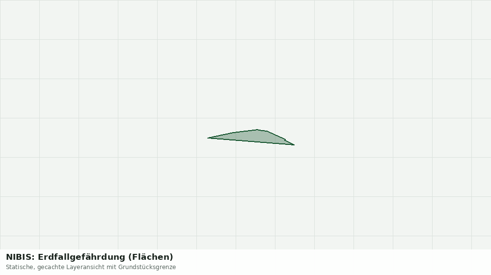 Statische Kartenansicht: NIBIS: Erdfallgefährdung (Flächen)