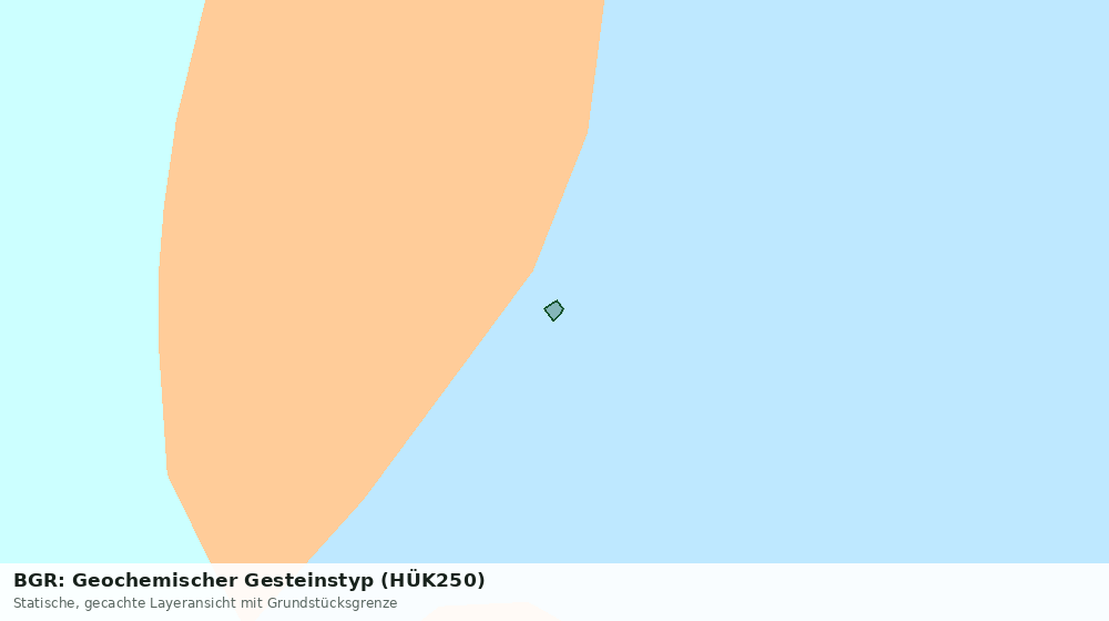 Statische Kartenansicht: BGR: Geochemischer Gesteinstyp (HÜK250)