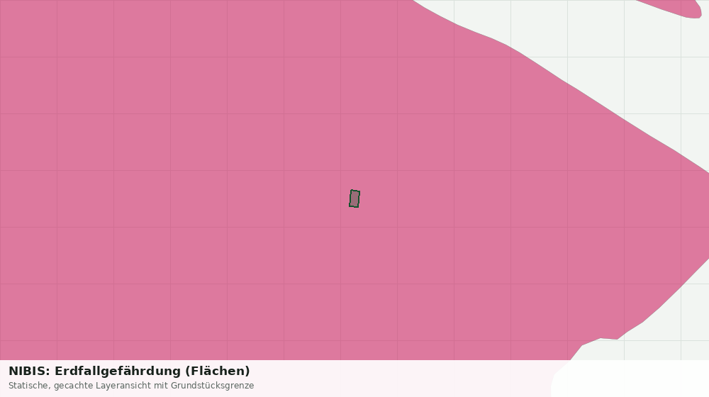 Statische Kartenansicht: NIBIS: Erdfallgefährdung (Flächen)